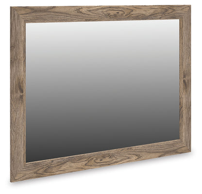 Haines Furniture Outlet - Ashley Furniture - Rusticott Bedroom - Bedroom Mirror / Brown - PCB2260-36