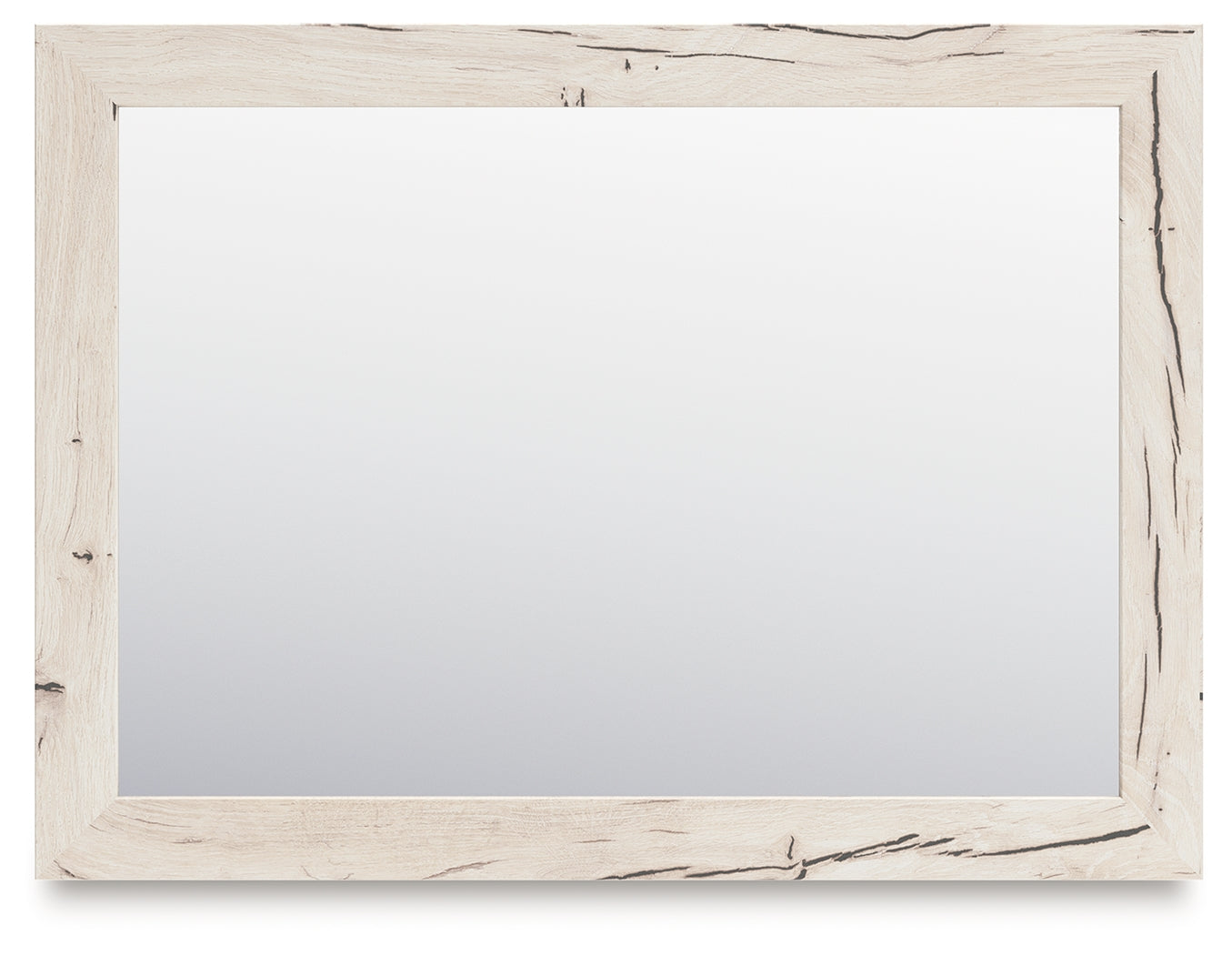 Haines Furniture Outlet - Ashley Furniture - Lawroy Bedroom - Bedroom Mirror / Light Natural - B2310-36