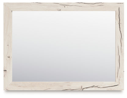 Haines Furniture Outlet - Ashley Furniture - Lawroy Bedroom - Bedroom Mirror / Light Natural - B2310-36