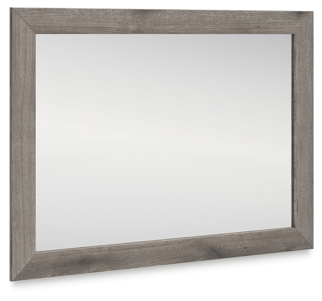 Haines Furniture Outlet - Ashley Furniture - Graystorm Bedroom - Bedroom Mirror / Brown Gray - PCB2405-36