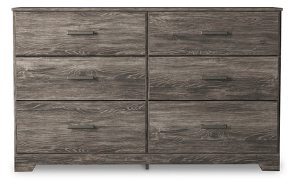 Haines Furniture Outlet - Ashley Furniture - Ralinksi Bedroom - Six Drawer Dresser / Gray - B2587-31