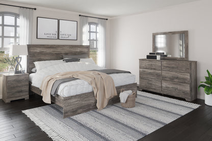 Haines Furniture Outlet - Ashley Furniture - Ralinksi Bedroom - Twin Panel Bed / Gray - B2587B11