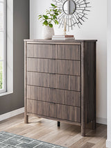 Five Drawer Wide Chest