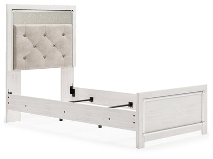 Haines Furniture Outlet - Ashley Furniture - Altyra Bedroom - Twin Panel Bed / White - B2640B6