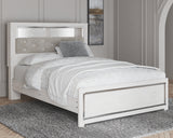 Queen Panel Bookcase Bed