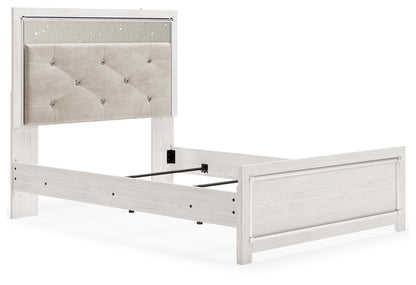 Haines Furniture Outlet - Ashley Furniture - Altyra Bedroom - Full Panel Bed / White - B2640B8