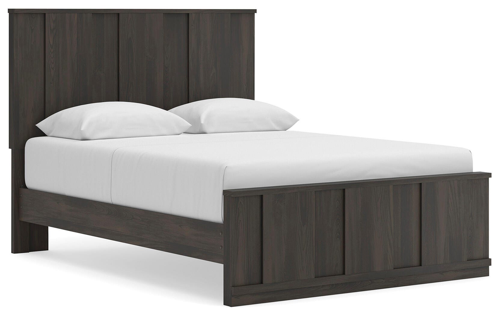 Haines Furniture Outlet - Ashley Furniture - Shaehartin Bedroom - Queen Panel Platform Bed - PCB3167B4