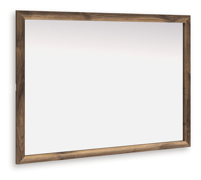Haines Furniture Outlet - Ashley Furniture - Chirason Bedroom - Bedroom Mirror / Brown - PCB3367-36
