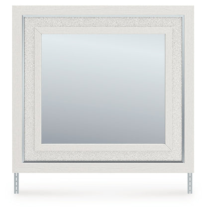 Haines Furniture Outlet - Ashley Furniture - Zuraleus Bedroom - Bedroom Mirror / White - PCB3381-36