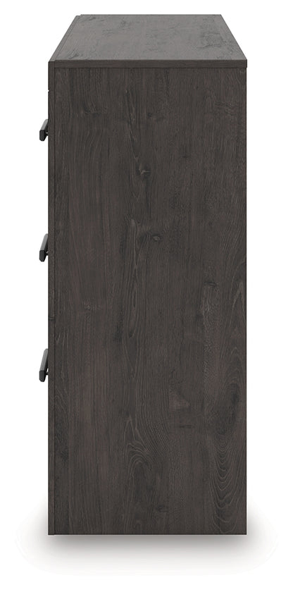 Prendonea King Panel Bed, Dresser and 2 Nightstands