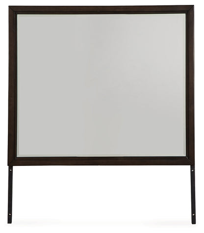 Haines Furniture Outlet - Ashley Furniture - Neymorton Bedroom - Bedroom Mirror / Dark Grayish Brown - B618-36