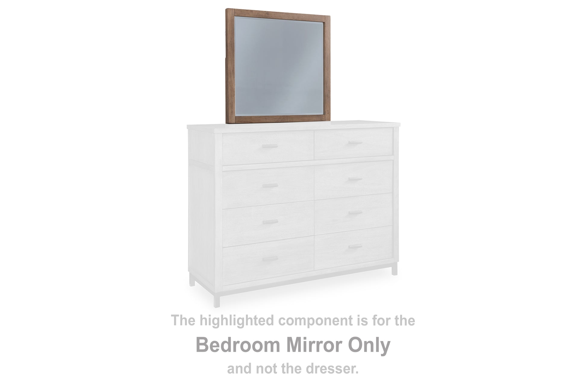 Haines Furniture Outlet - Ashley Furniture - Tomtyn Bedroom - Bedroom Mirror / Light Brown - B622-36
