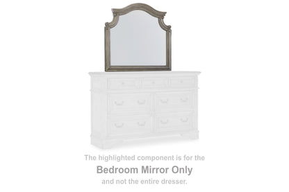 Haines Furniture Outlet - Ashley Furniture - Lodenbay Bedroom - Bedroom Mirror / Antique Gray - B751-36