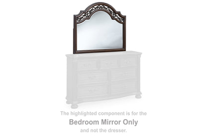 Haines Furniture Outlet - Ashley Furniture - Lavinton Bedroom - Bedroom Mirror / Brown - B764-36