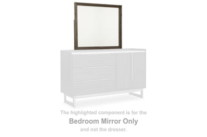 Haines Furniture Outlet - Ashley Furniture - Arkenton Bedroom - Bedroom Mirror / Grayish Brown - B786-36