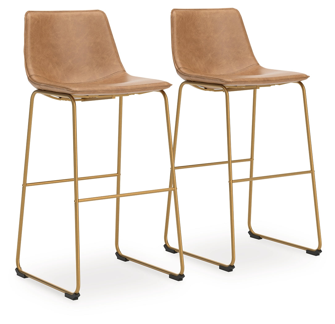 Haines Furniture Outlet - Ashley Furniture - Ciabori Dining Room - Bar Height Barstool (Set of 2) / Multi - PCD373-330X2