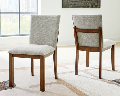 Haines Furniture Outlet - Ashley Furniture - Kraeburn Dining Room - Dining Chair (Set of 2) / Brown - D496-01X2