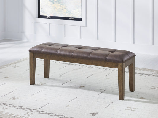 Haines Furniture Outlet - Ashley Furniture - Urbinforte Dining Room - Large UPH Dining Room Bench - PCD592-00