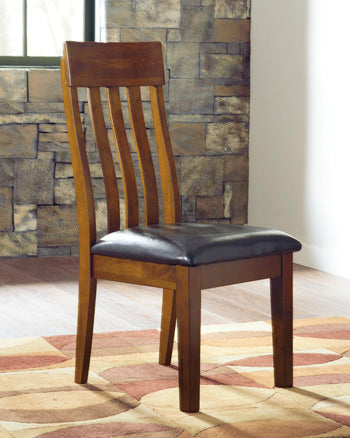 Haines Furniture Outlet - Ashley Furniture - Ralene Dining Room - Dining Chair (Set of 2) / Medium Brown - D594-01X2
