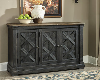 Haines Furniture Outlet - Ashley Furniture - Tyler Creek Dining Room - Dining Room Server / Black/Gray - D736-60