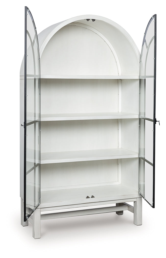 Haines Furniture Outlet - Ashley Furniture - Greddinton Display Cabinet - Display Cabinet / White - PCD824-276