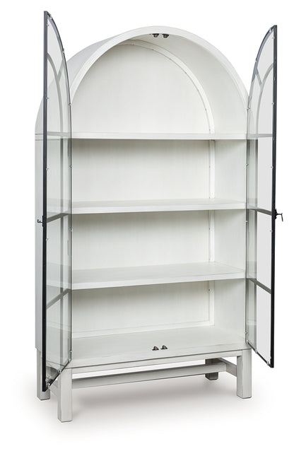 Haines Furniture Outlet - Ashley Furniture - Greddinton Display Cabinet - Display Cabinet / White - PCD824-276