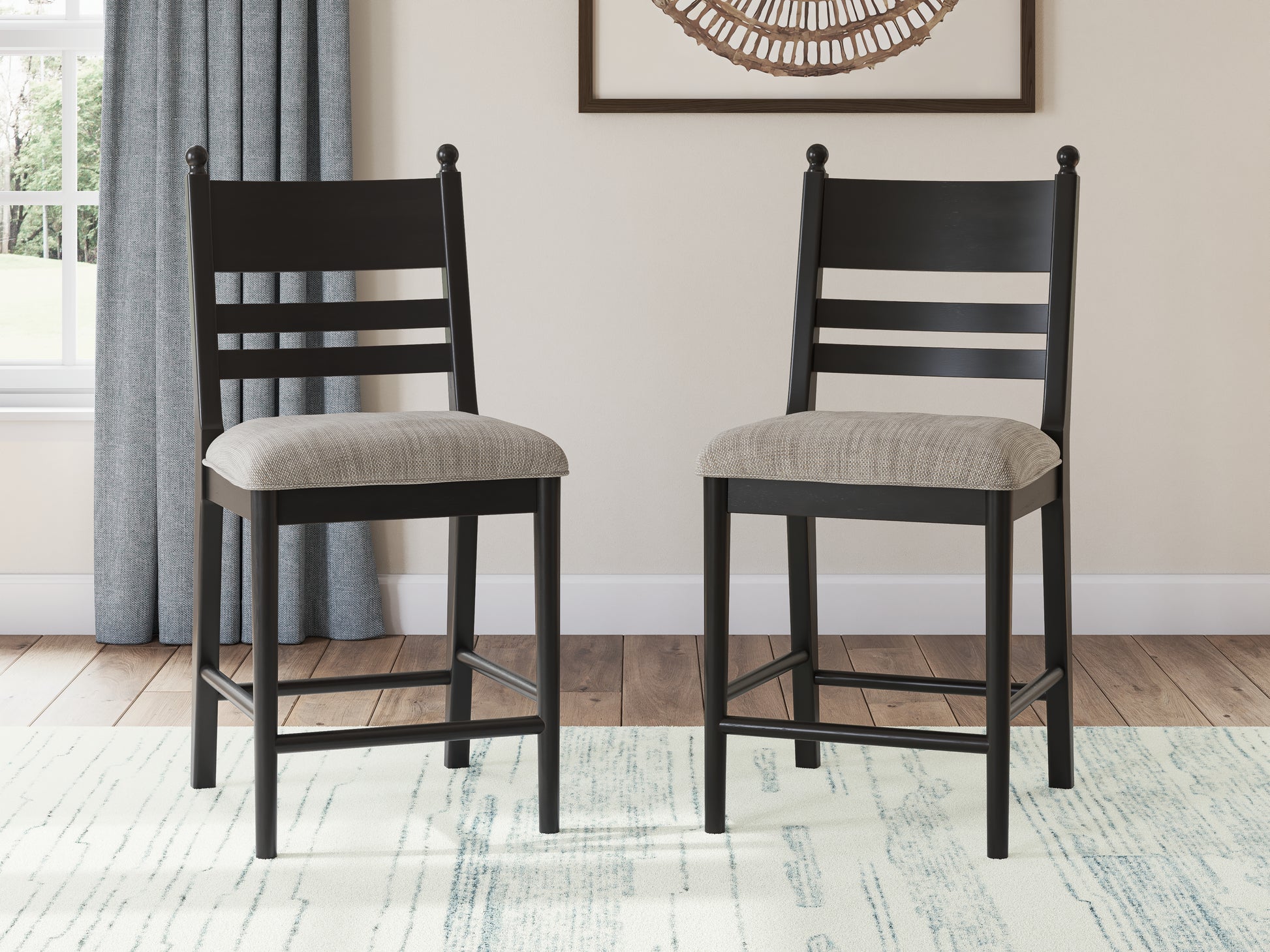 Haines Furniture Outlet - Ashley Furniture - Greddinton Dining Room - Counter Height Barstool (Set of 2) - PCD824-724X2
