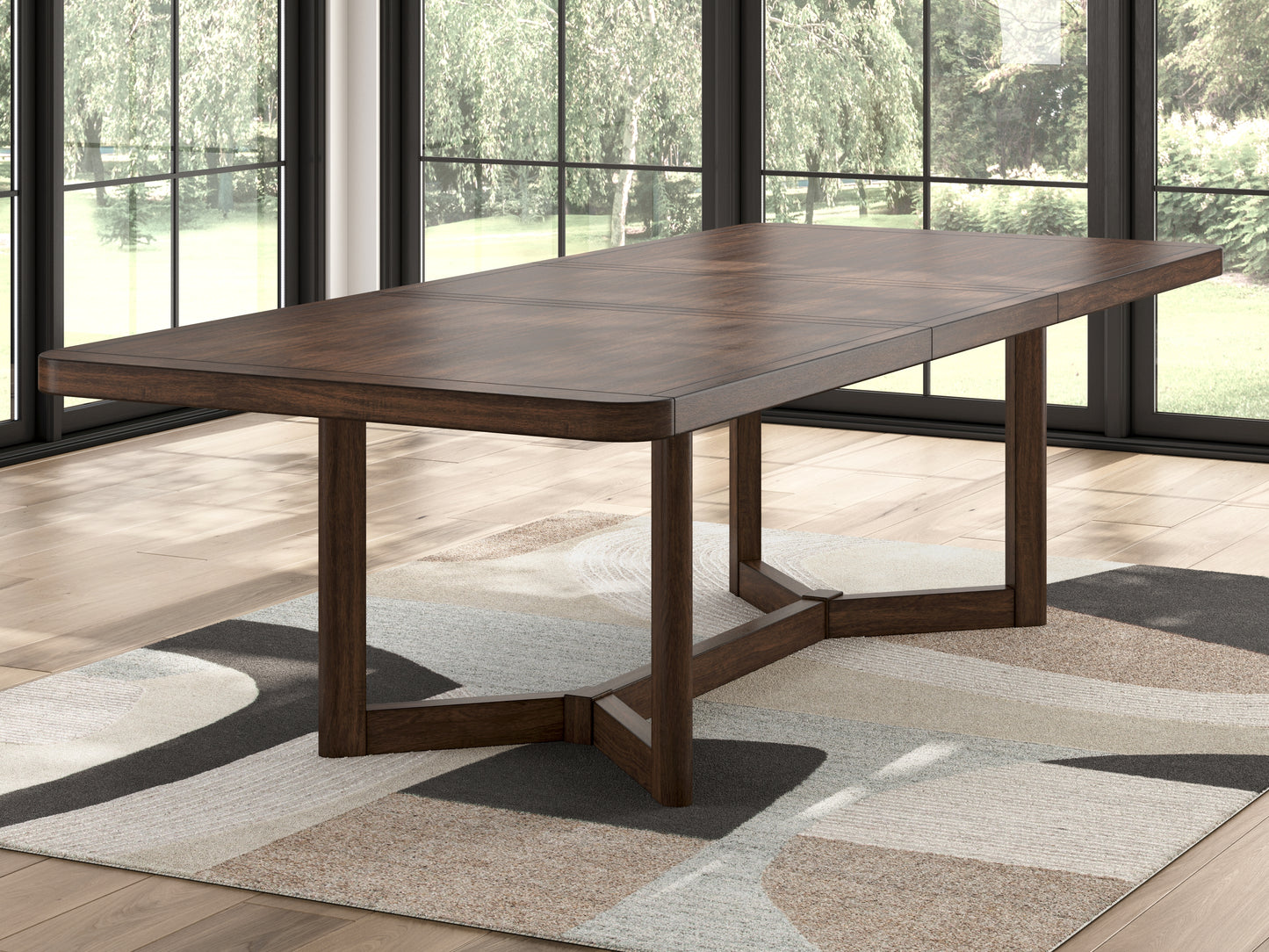 Haines Furniture Outlet - Ashley Furniture - Dilenno Dining Extension Table - RECT Dining Room EXT Table / Dark Brown - PCD857-35