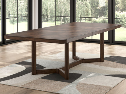 Haines Furniture Outlet - Ashley Furniture - Dilenno Dining Extension Table - RECT Dining Room EXT Table / Dark Brown - PCD857-35