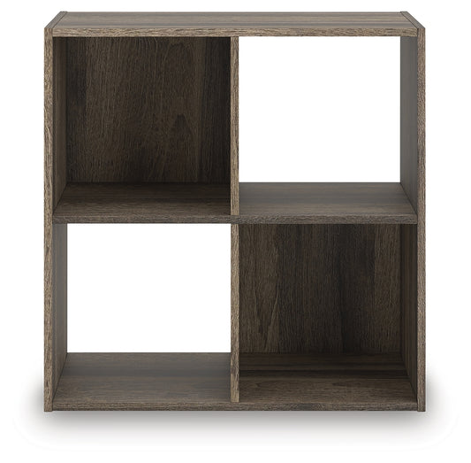 Haines Furniture Outlet - Ashley Furniture - Shallifer Four Cube Organizer - Four Cube Organizer / Brown - EA1104-2X2