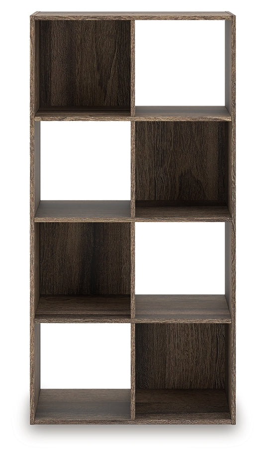 Haines Furniture Outlet - Ashley Furniture - Shallifer Eight Cube Organizer - Eight Cube Organizer / Brown - EA1104-4X2