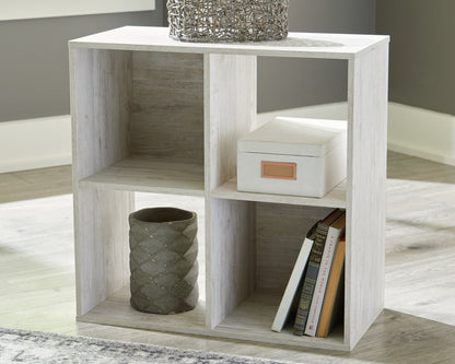 Haines Furniture Outlet - Ashley Furniture - Paxberry Four Cube Organizer - Four Cube Organizer / Whitewash - EA1811-2X2