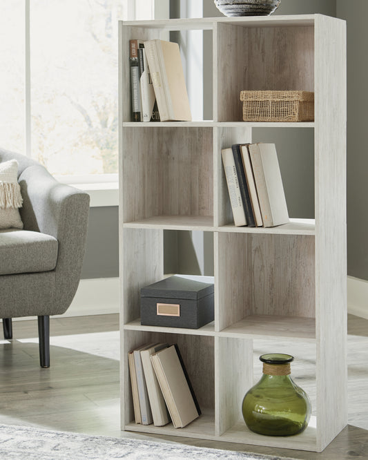 Haines Furniture Outlet - Ashley Furniture - Paxberry Eight Cube Organizer - Eight Cube Organizer / Whitewash - EA1811-4X2