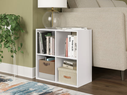 Haines Furniture Outlet - Ashley Furniture - Onita Four Cube Organizer - Four Cube Organizer / White - EA9630-2X2