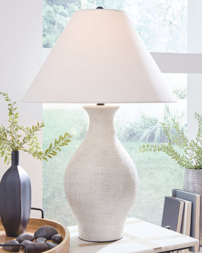 Haines Furniture Outlet - Ashley Furniture - Ashbend Lighting - Ceramic Table Lamp (1/CN) - L100884