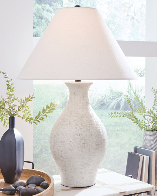 Haines Furniture Outlet - Ashley Furniture - Ashbend Lighting - Ceramic Table Lamp (1/CN) - L100884