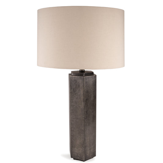 Haines Furniture Outlet - Ashley Furniture - Dirkton Lighting - Table Lamp (Set of 2) / Antique Pewter - L208324X2