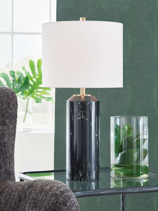 Haines Furniture Outlet - Ashley Furniture - Hanzila Lighting - Poly Table Lamp (1/CN) - L236074