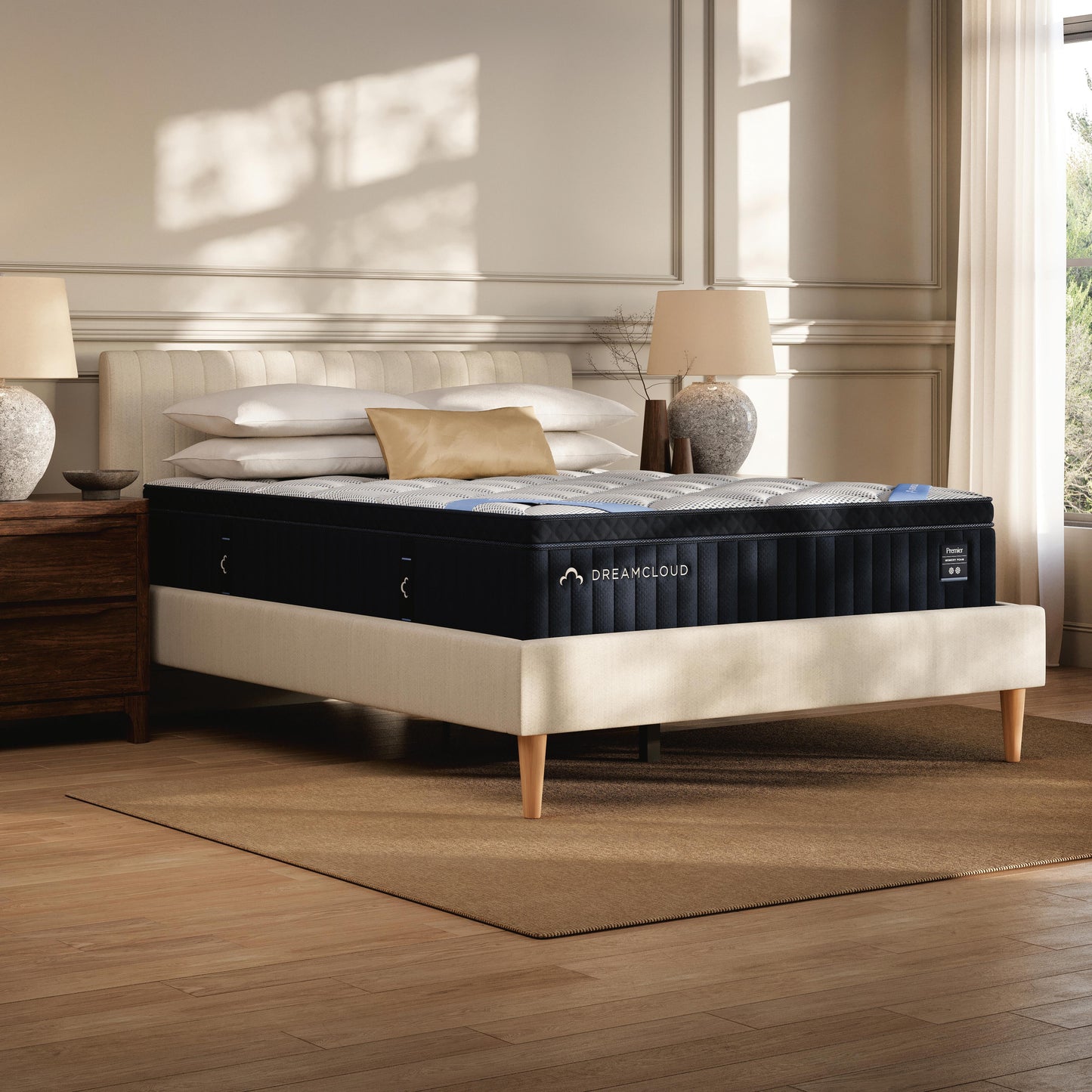 Haines Furniture Outlet - Ashley Furniture - Dreamcloud Premier Memory Foam Mattresses - Queen - M12131