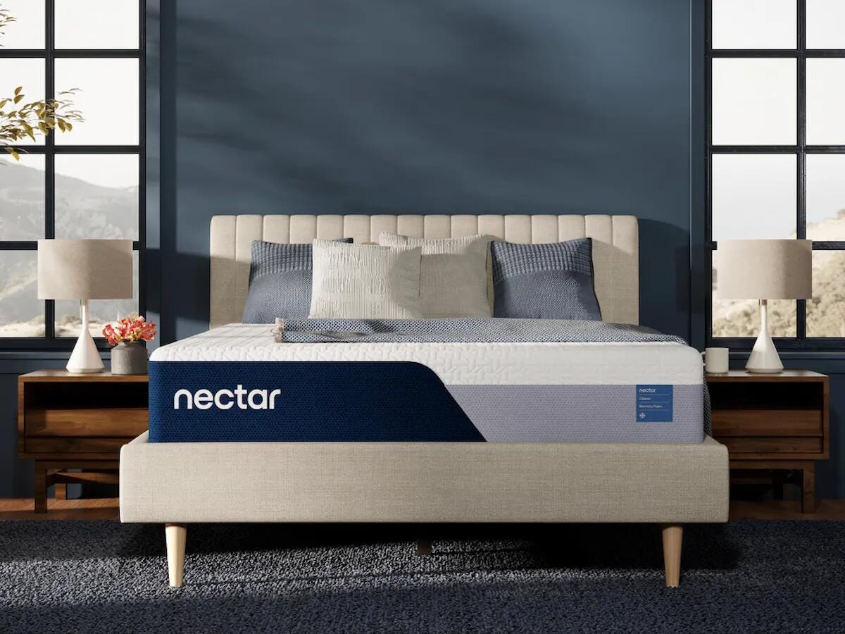 Haines Furniture Outlet - Ashley Furniture - Nectar Classic Memory Foam Mattresses - King / White - M12541