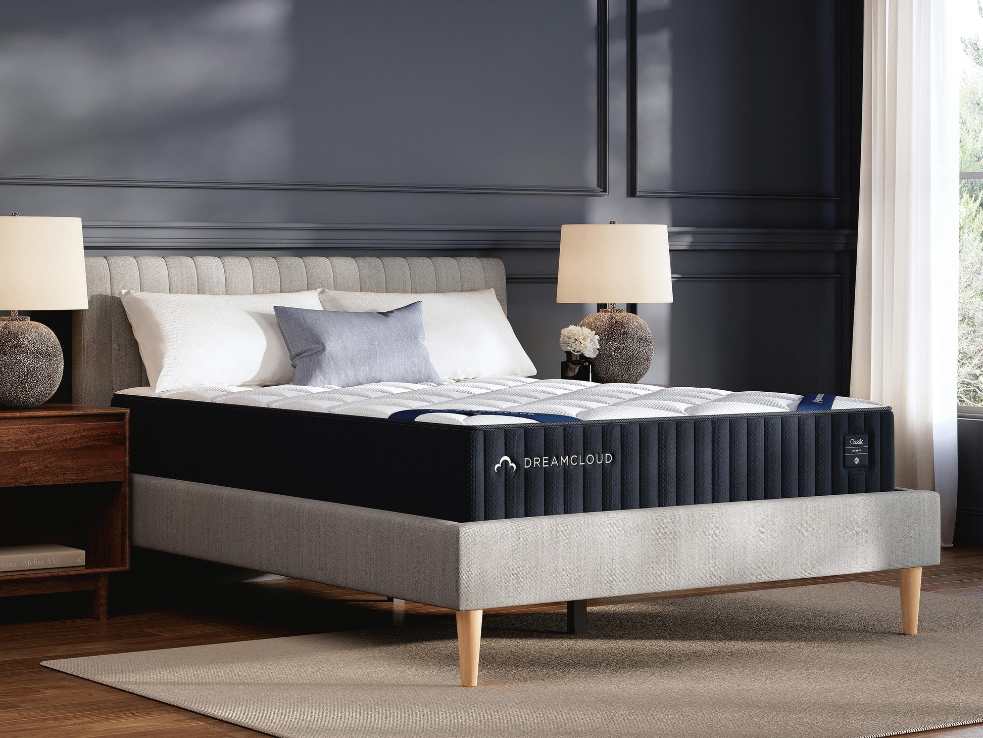 Haines Furniture Outlet - Ashley Furniture - DreamCloud Classic Hybrid Mattresses - California King - M13551