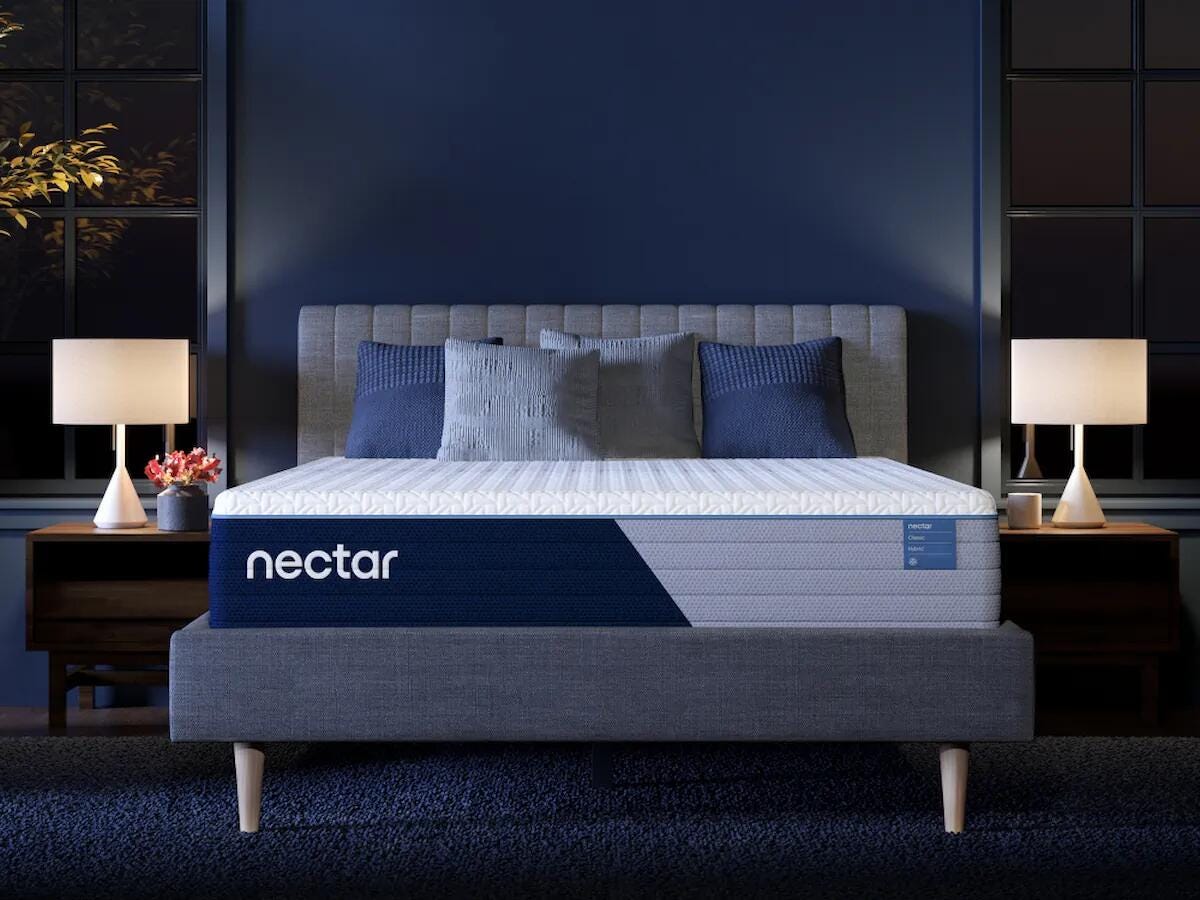 Haines Furniture Outlet - Ashley Furniture - Nectar Classic Hybrid Mattresses - Queen / White - M14031