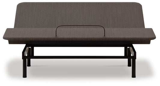 Haines Furniture Outlet - Ashley Furniture - Head/Foot Model - Good Full Adjustable Head Base - Full Adjustable Head Base / Charcoal Gray - M5X322