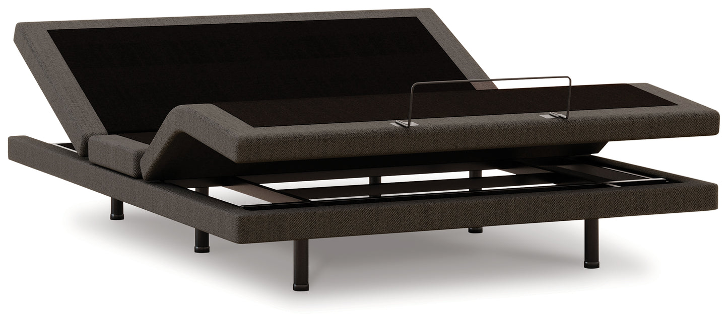 Haines Furniture Outlet - Ashley Furniture - Comfort Ultra Adj Base Queen Adjustable Base - Queen Adjustable Base / Black - M1X1432AB