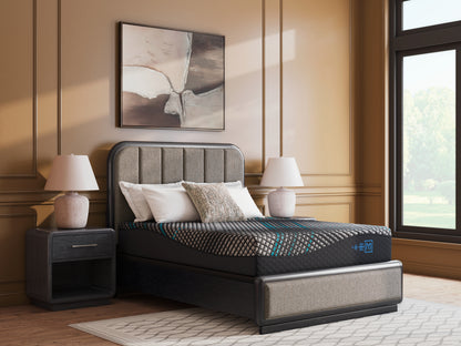 Haines Furniture Outlet - Ashley Furniture - Millennium 2.0 Hybrid 12 Inch Mattresses - California King / Black - M31351