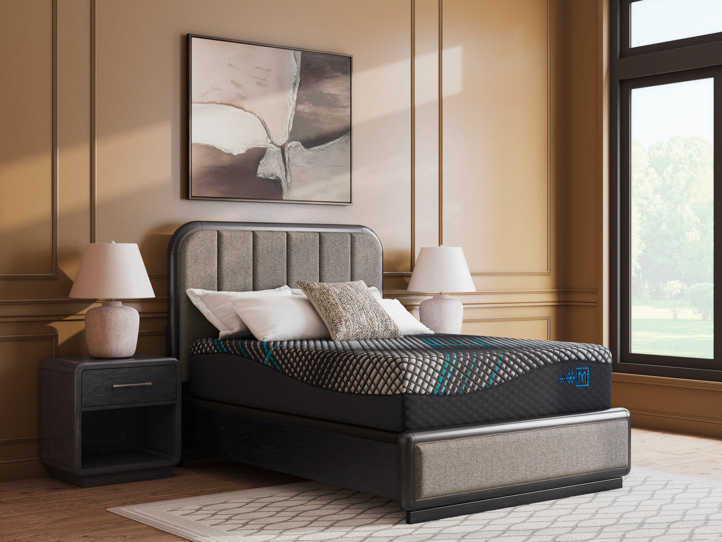 Haines Furniture Outlet - Ashley Furniture - Millennium 2.0 Hybrid 14 Inch Mattresses - California King / Black - M31451
