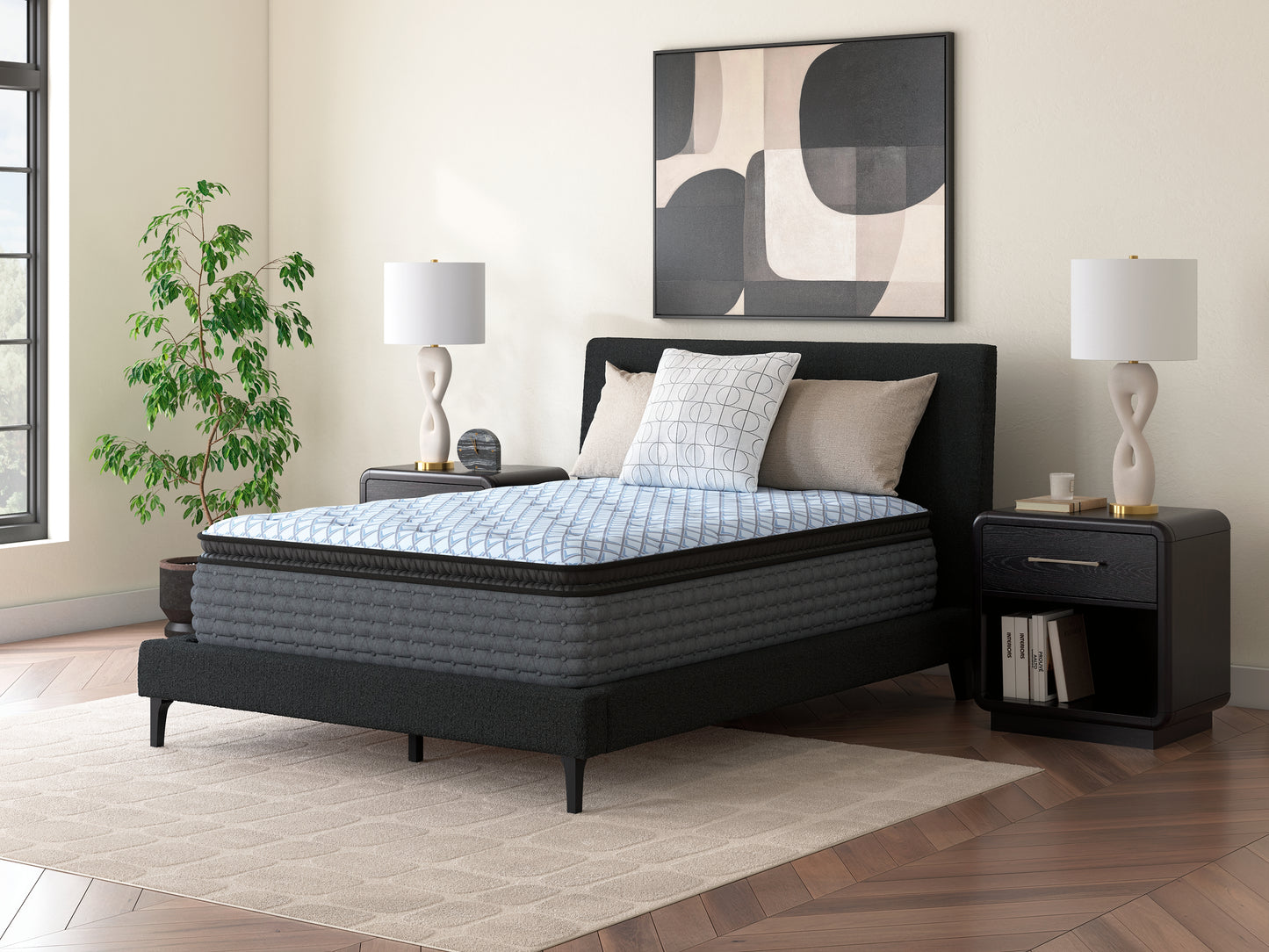 Haines Furniture Outlet - Ashley Furniture - Destin Cove PT Mattresses - Twin / Blue - M33211