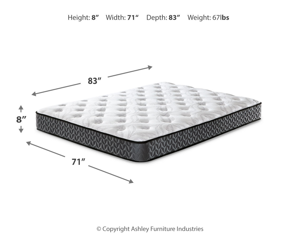 8 Inch Bonnell Hybrid Mattresses