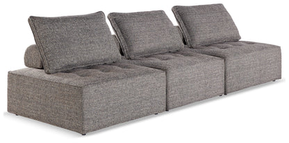 Haines Furniture Outlet - Ashley Furniture - Bree Zee Outdoor - 3-Piece Outdoor Modular Seating / Brown - P160P9