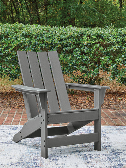 Haines Furniture Outlet - Ashley Furniture - Cove Beach Outdoor - Adirondack Chair / Gray - PCP803-898